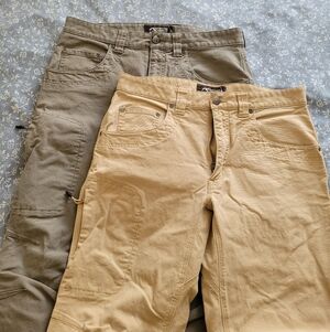 Mountain Khakis Canvas Camber Pants, 32x30, Lot Of 2